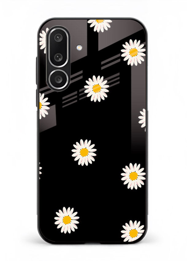 Daisy Flower Pop cheerful daisy pattern Samsung M56 5G glass back cover