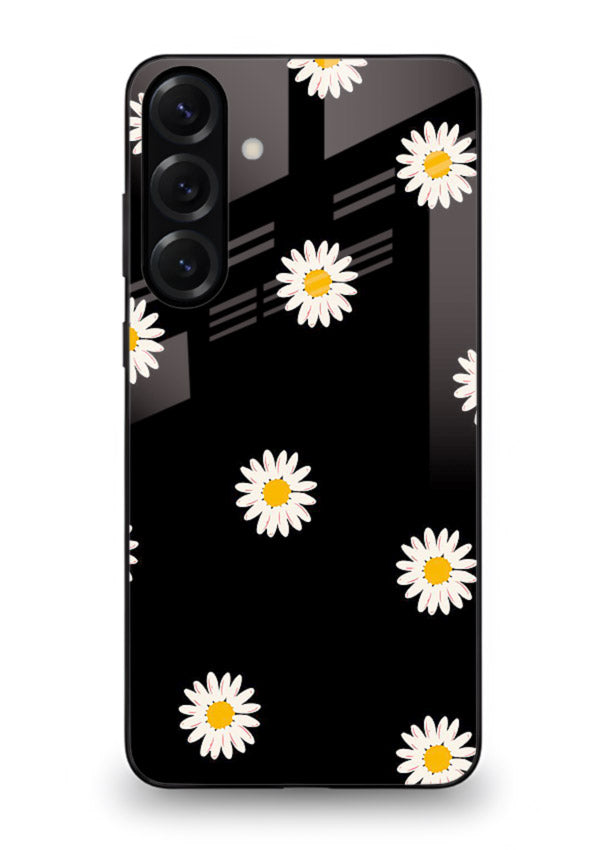 Daisy Flower Pop cheerful daisy pattern Samsung A56 5G glass back cover