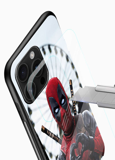 Deadpool Ferris Love cover for Glossy Vibrant Premium Look - Angle Blade