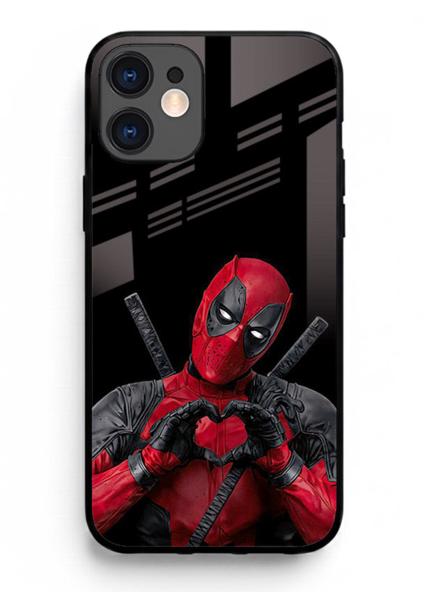 Deadpool Heart Pose cover for Apple iPhone 11