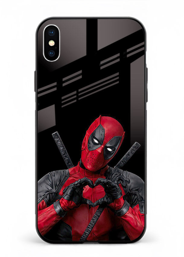 Deadpool Heart Pose cover for Apple iPhone XS Max