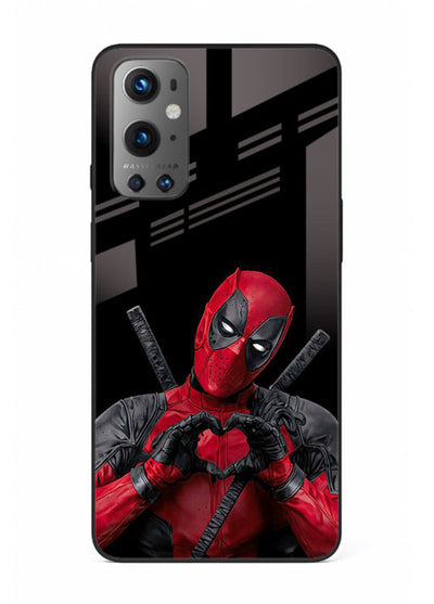 Deadpool Heart Pose cover for OnePlus 9
