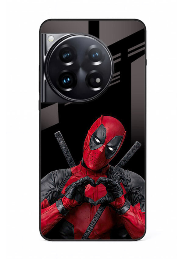 Deadpool Heart Pose cover for OnePlus 12