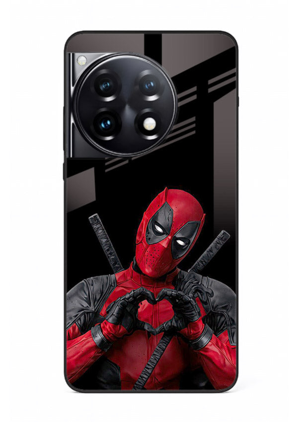 Deadpool Heart Pose cover for OnePlus 12R