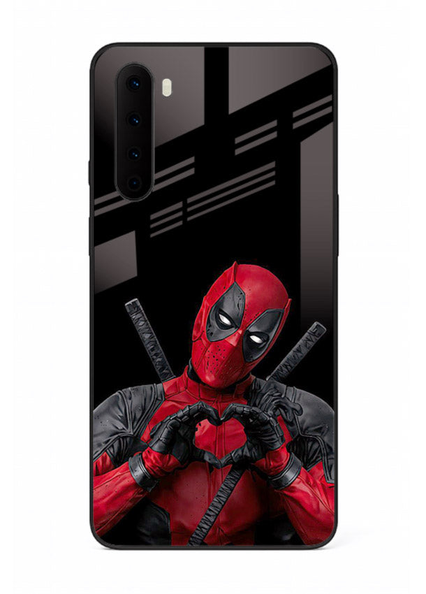 Deadpool Heart Pose cover for OnePlus Nord