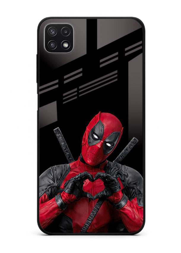 Deadpool Heart Pose cover for Samsung A22 5G