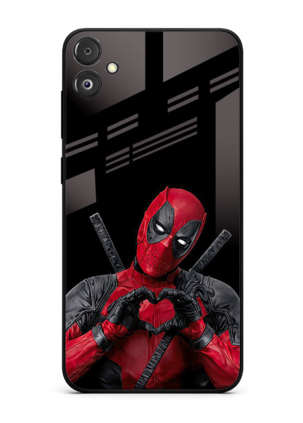 Deadpool Heart Pose cover for Samsung F04 5G
