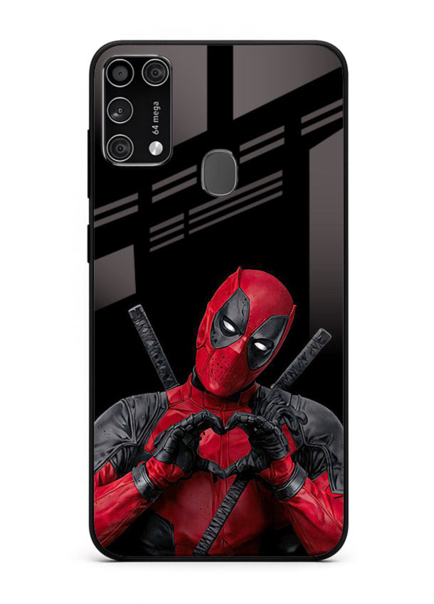 Deadpool Heart Pose cover for Samsung M31 Prime