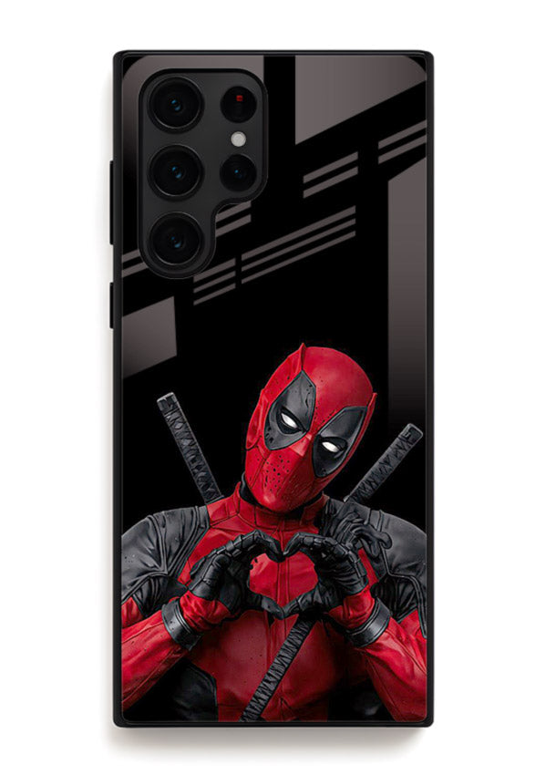 Deadpool Heart Pose cover for Samsung S23 Ultra