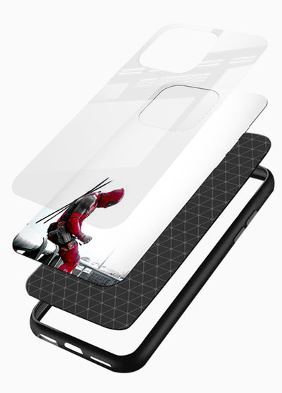 Deadpool Iconic Pose cover for Glossy Vibrant Premium Look - Angle Layers