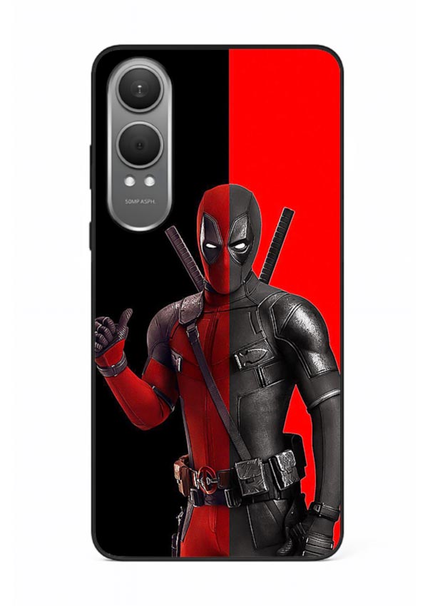 Deadpool Split Red Black cover for OnePlus Nord CE4 Lite