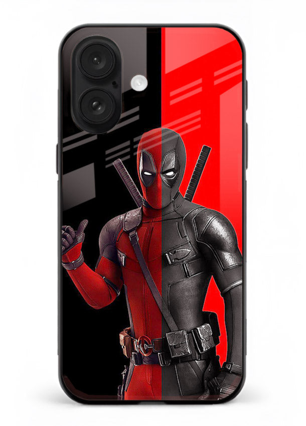 Deadpool Split Red Black cover for Apple iPhone 17