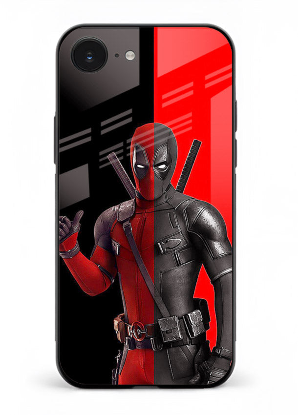 Deadpool Split Red Black cover for Apple iPhone 16E