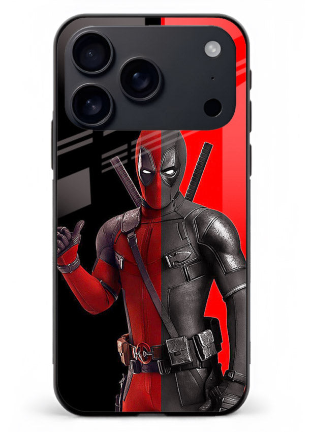 Deadpool Split Red Black cover for Apple iPhone 18 Pro Max