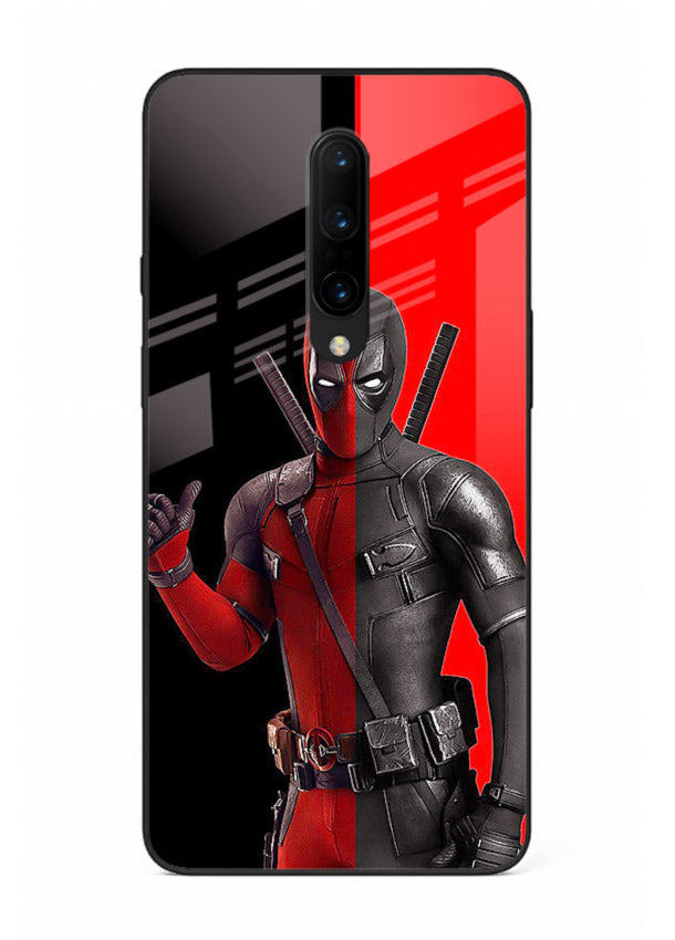 Deadpool Split Red Black cover for OnePlus 8