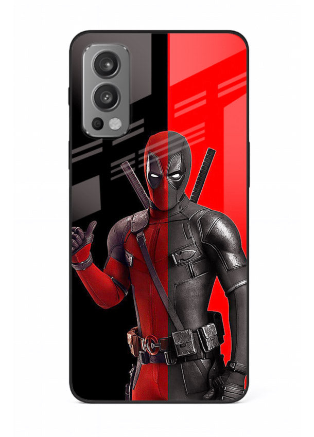 Deadpool Split Red Black cover for OnePlus Nord 2