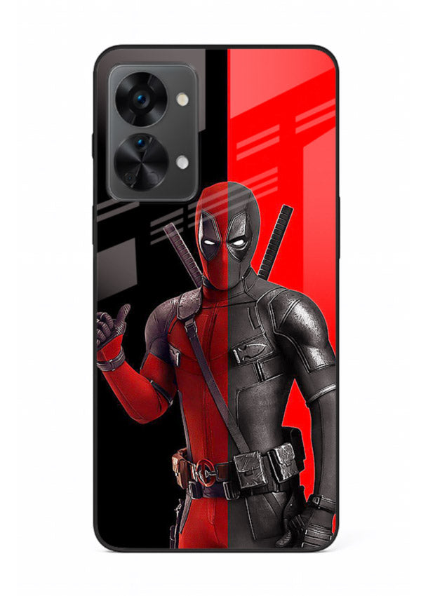 Deadpool Split Red Black cover for OnePlus Nord 2T
