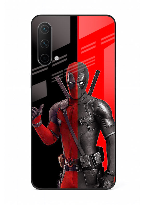 Deadpool Split Red Black cover for OnePlus Nord CE 5G