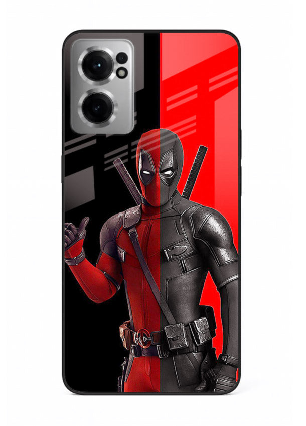 Deadpool Split Red Black cover for OnePlus Nord CE2 5G