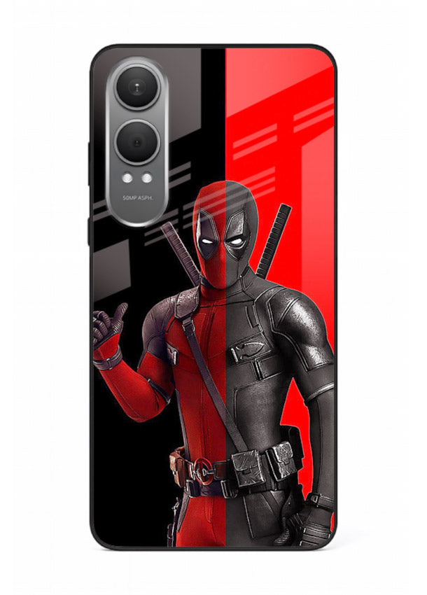 Deadpool Split Red Black cover for OnePlus Nord CE4 Lite