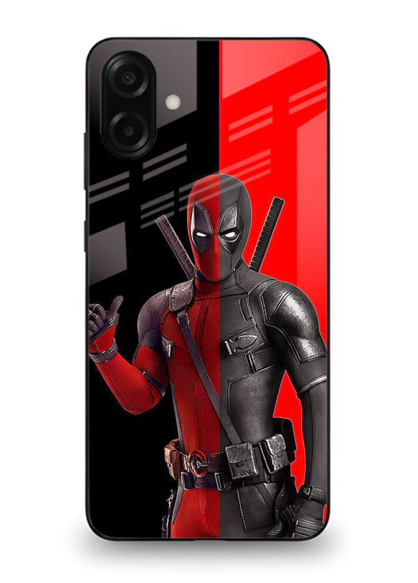 Deadpool Split Red Black cover for Samsung A07 4G