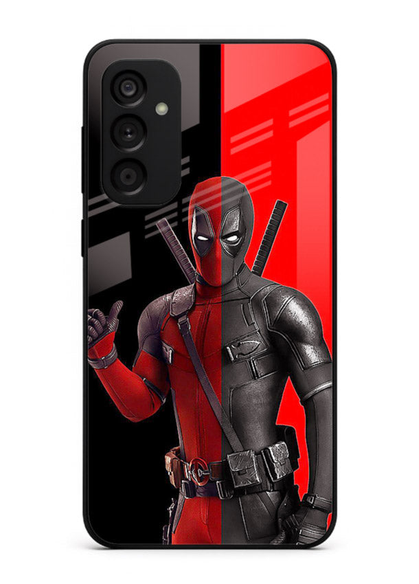 Deadpool Split Red Black cover for Samsung M14 5G
