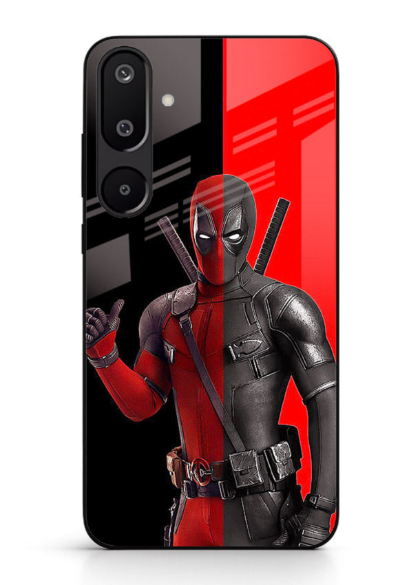 Deadpool Split Red Black cover for Samsung F16 5G