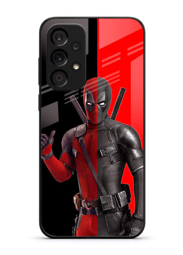 Deadpool Split Red Black cover for Samsung A53 5G