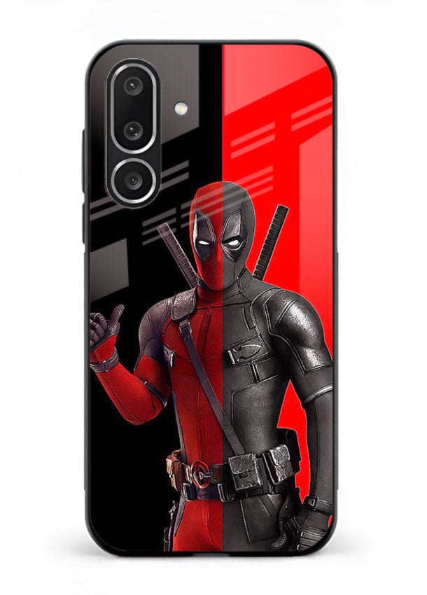 Deadpool Split Red Black cover for Samsung M36 5G