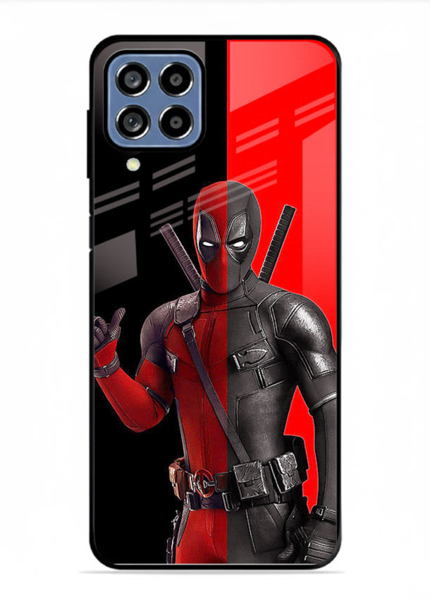 Deadpool Split Red Black cover for Samsung F12 5G