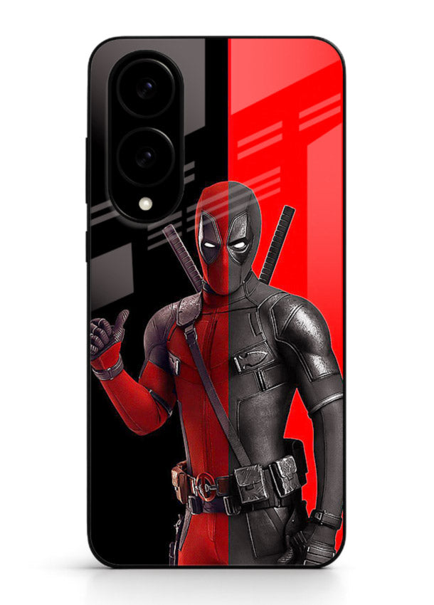 Deadpool Split Red Black cover for Samsung S25 Edge