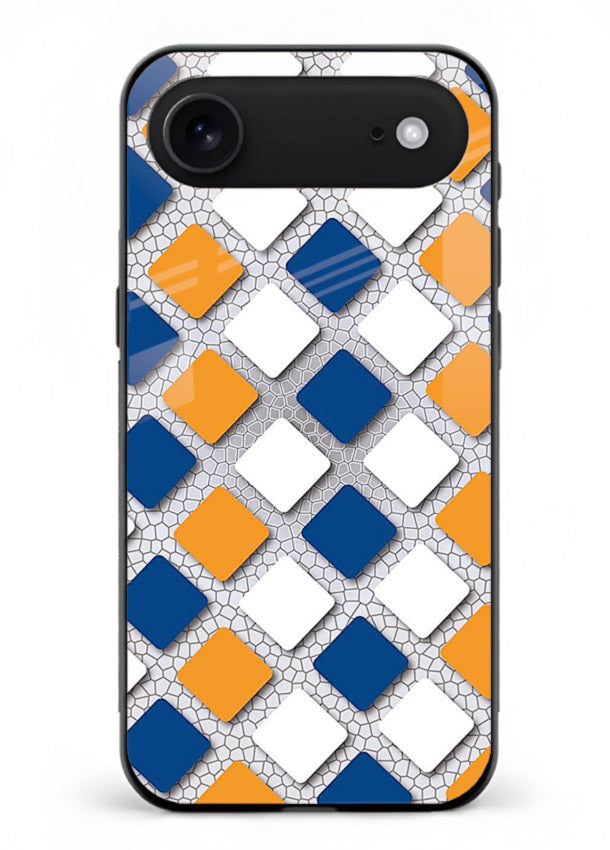 Diamond Tile Pattern geometric diamond pattern iphone 17 air glass back cover