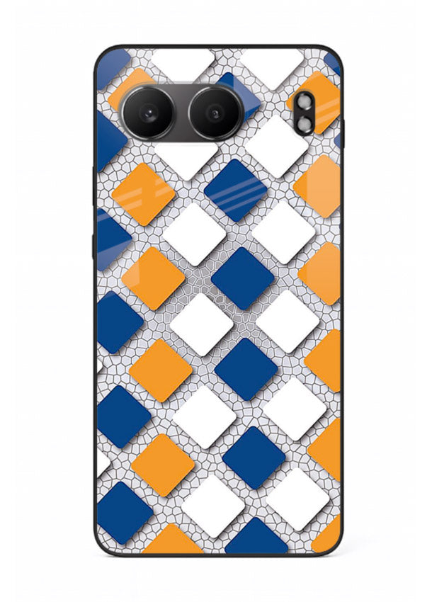 Diamond Tile Pattern geometric diamond pattern OnePlus Nord 4 glass back cover