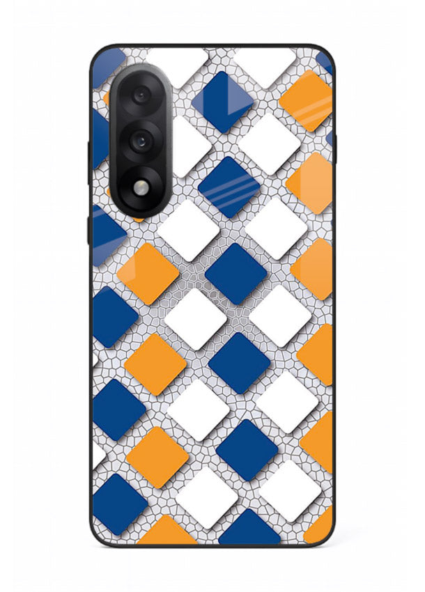 Diamond Tile Pattern geometric diamond pattern OnePlus Nord 5 glass back cover