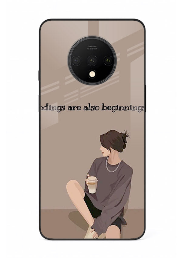 Ending Beginnings Boy aesthetic artwork OnePlus 7T glass back cover