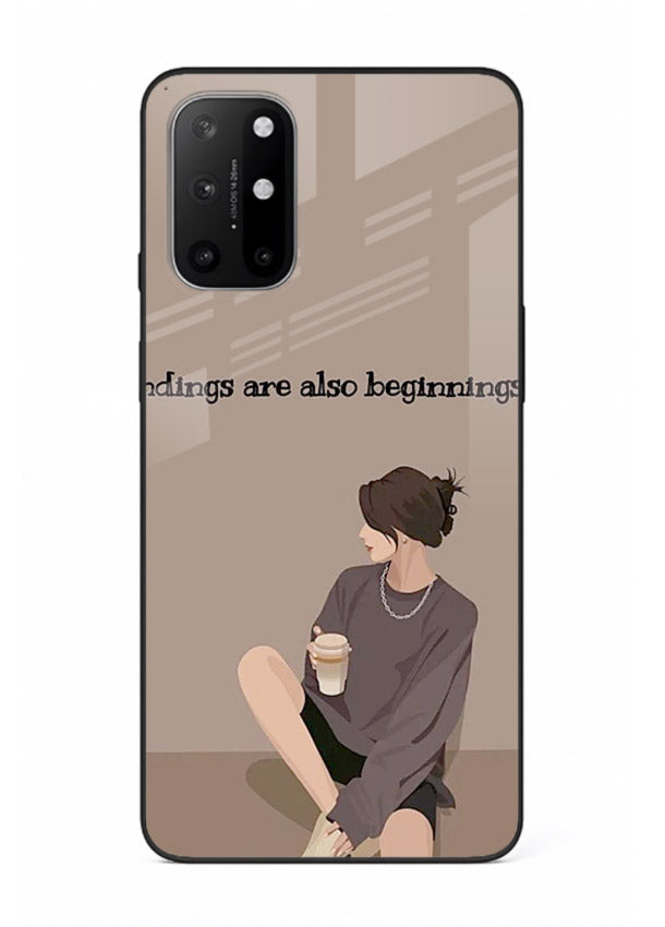 Ending Beginnings Boy aesthetic artwork OnePlus 8T glass back cover