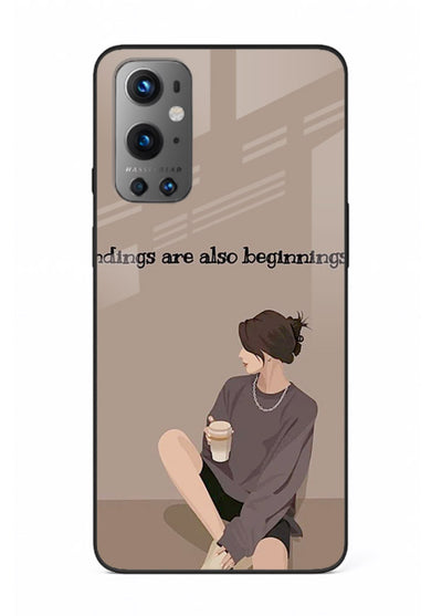 Ending Beginnings Boy aesthetic artwork OnePlus 9 glass back cover