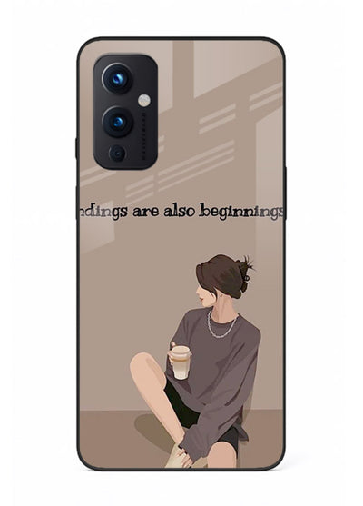 Ending Beginnings Boy aesthetic artwork OnePlus 9 Pro glass back cover
