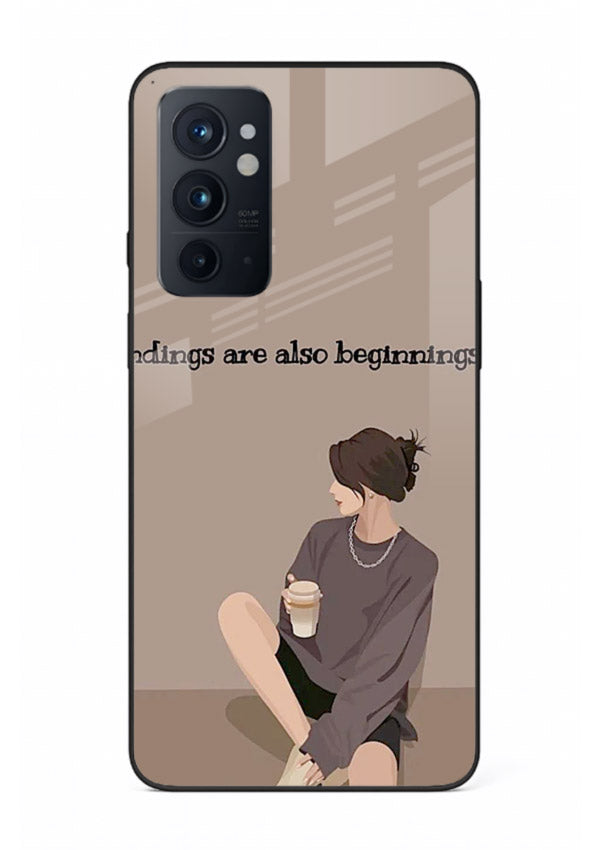 Ending Beginnings Boy aesthetic artwork OnePlus 9RT glass back cover