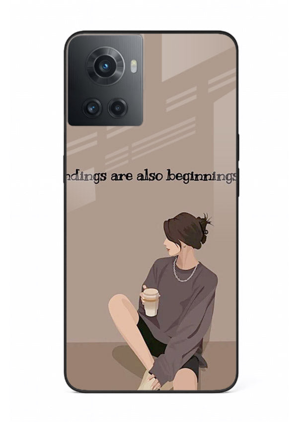 Ending Beginnings Boy aesthetic artwork OnePlus 10R glass back cover