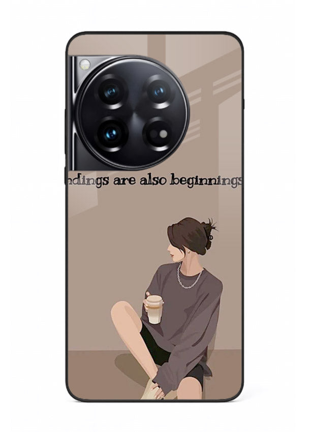 Ending Beginnings Boy aesthetic artwork OnePlus 12 glass back cover