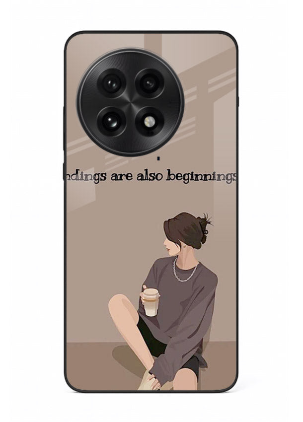 Ending Beginnings Boy aesthetic artwork OnePlus 13 glass back cover