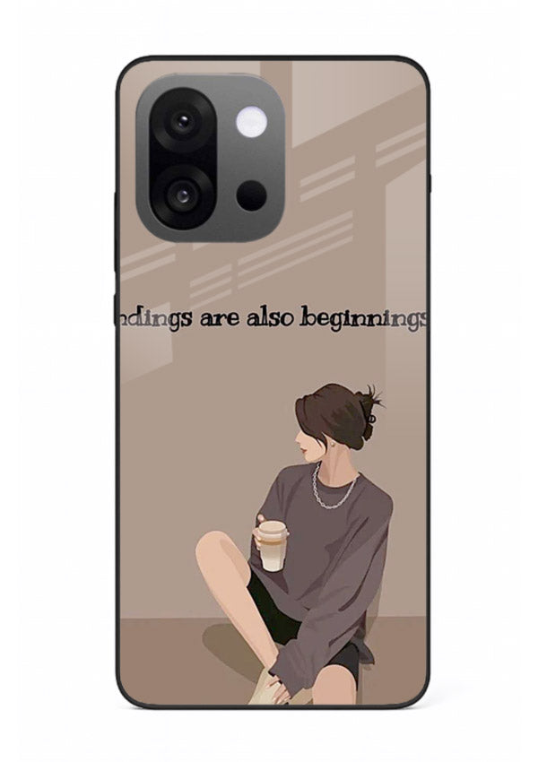 Ending Beginnings Boy aesthetic artwork OnePlus 13s glass back cover