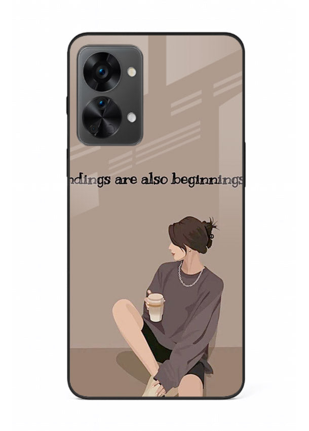 Ending Beginnings Boy aesthetic artwork OnePlus Nord 2T glass back cover