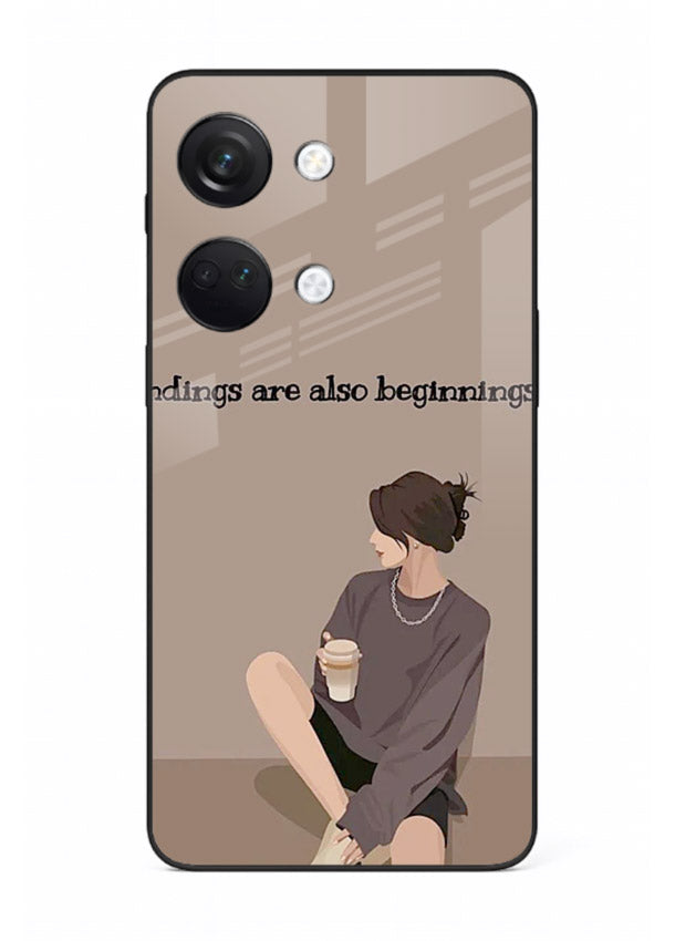 Ending Beginnings Boy aesthetic artwork OnePlus Nord 3 glass back cover