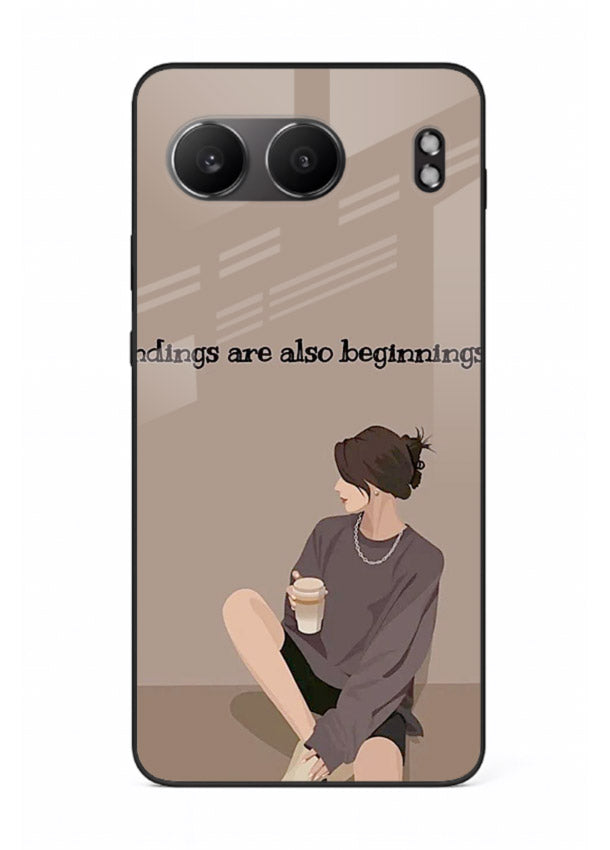 Ending Beginnings Boy aesthetic artwork OnePlus Nord 4 glass back cover