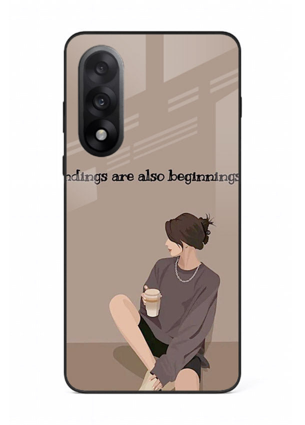 Ending Beginnings Boy aesthetic artwork OnePlus Nord 5 glass back cover