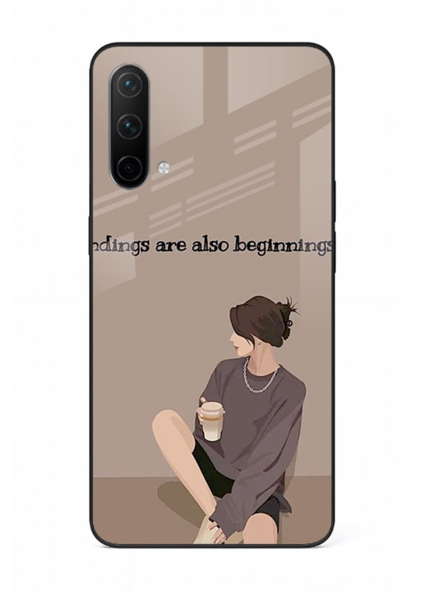 Ending Beginnings Boy aesthetic artwork OnePlus Nord CE 5G glass back cover