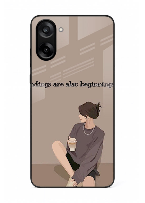 Ending Beginnings Boy aesthetic artwork OnePlus Nord CE5 glass back cover