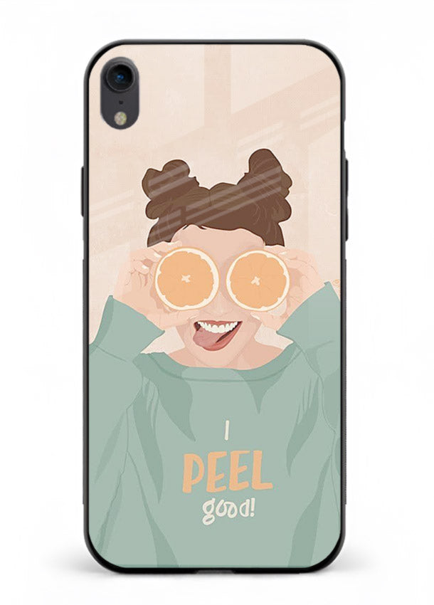 Feel Good Hoodie soft aesthetic artwork iphone xr glass back cover